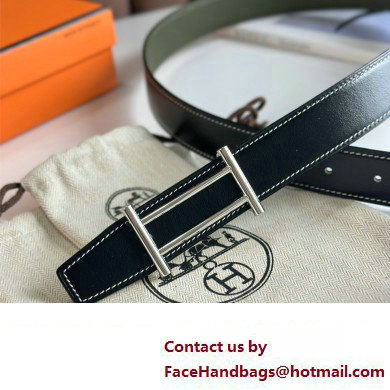 Hermes Rider belt buckle  &  Leather strap 32 mm 01 2023